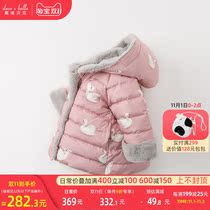 David Bella winter girls 90 velvet warm cartoon down jacket 11954