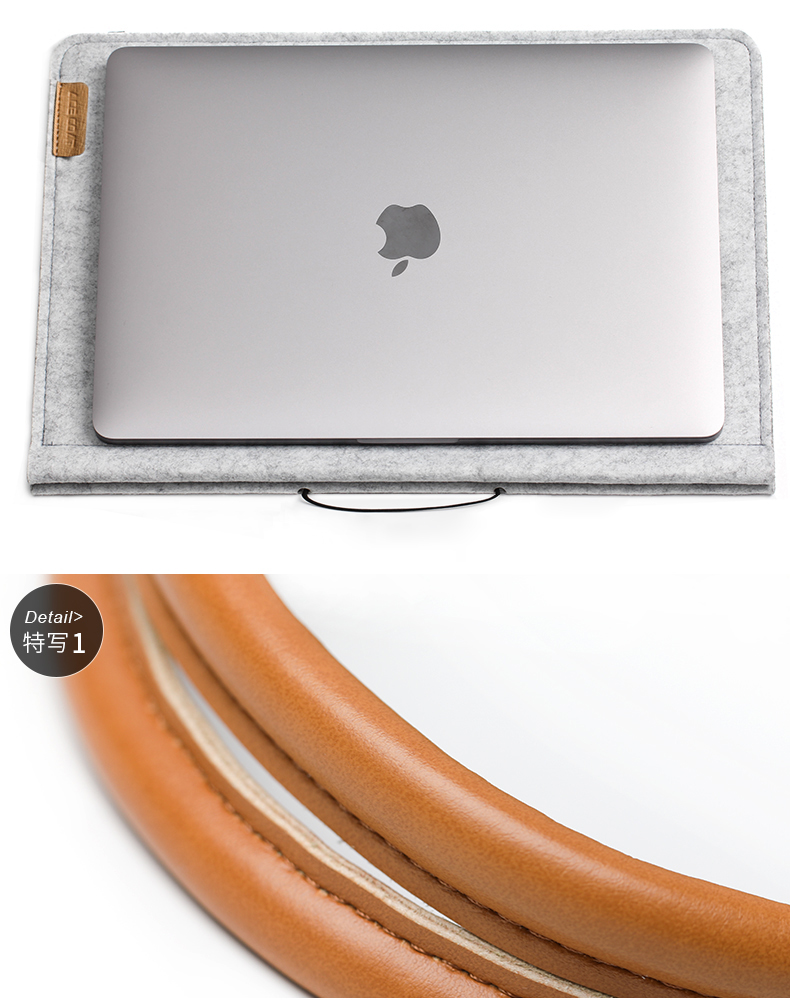 ACECOAT đơn giản kinh doanh túi xách bình thường nam và nữ túi máy tính xách tay nhỏ tập tin tươi 13,3 inch / 14 inch Lenovo kê Apple túi xách tay túi lót túi máy tính - Phụ kiện máy tính xách tay sticker dán máy tính