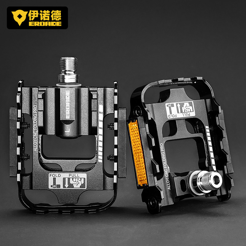 Inode Eroade Bicycle Folding Pedals Mountain Bike Aluminum Alloy Non-Slip Pedals Road Bike Universal Accessories