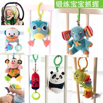 Out of Europe and America Baby lathe hanging alarm bells rattle with wind Suzuki Grip Cloth Toy Newborn Baby Stroller Headboard Pendant