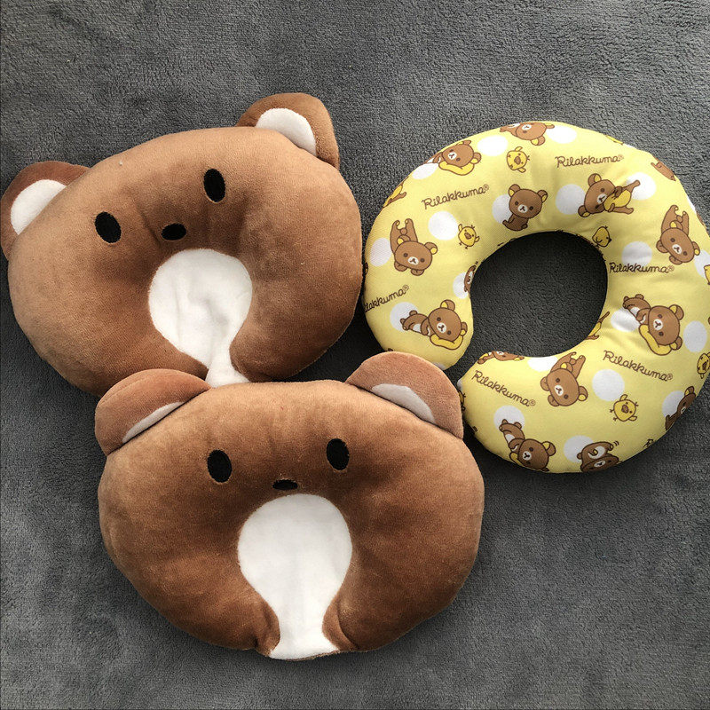 Clearance baby neck support headrest shock-proof positioning baby stroller car seat travel pillow U-shaped neck pillow