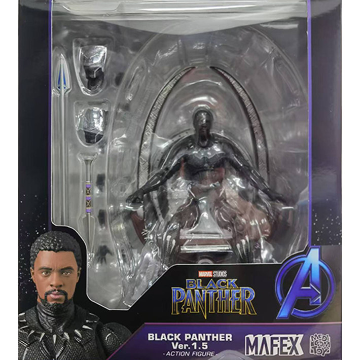 MAFEX BLACK PANTHER Ver.1.5セット MEDICOM TOY MAFEX Black Panther Ver.1.5 | Marvel | Kappa Hobby