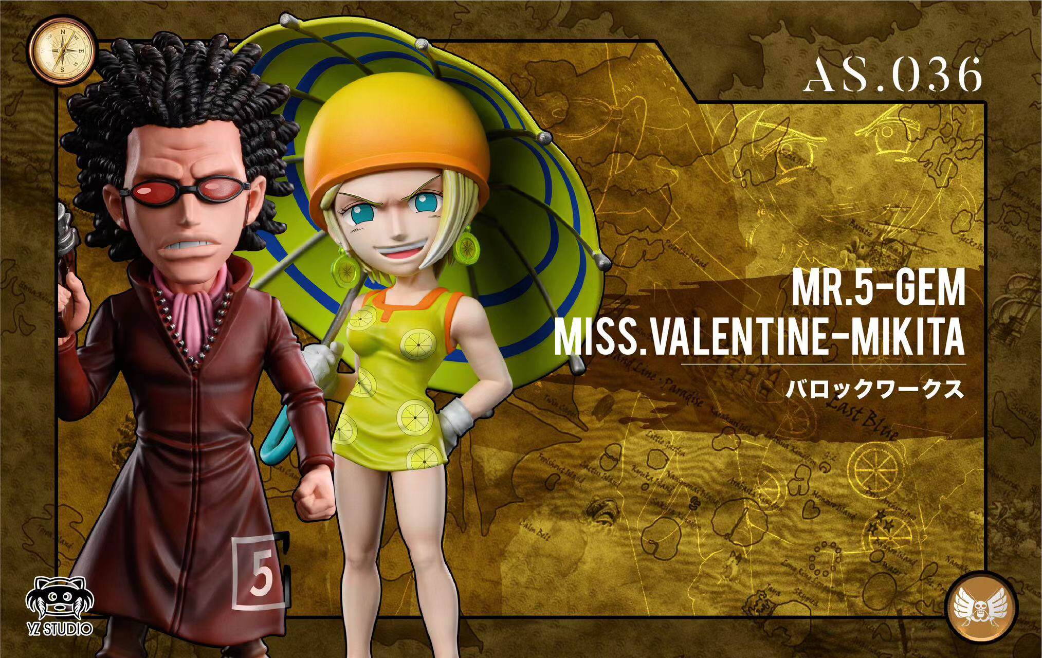 YZ Studio One Piece Mr. 5 Resin Model Mikita Statue Pre-order WCF