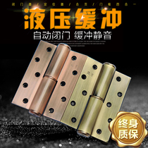 5 inch background wall buffer hydraulic spring hinge positioning automatic closing dark wooden door invisible door hinge hinge hinge