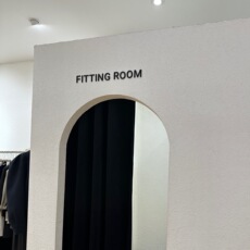 Наклейки на дверь 试衣间fitting room立体自沾立体简约亚克力字服装店装饰门牌贴