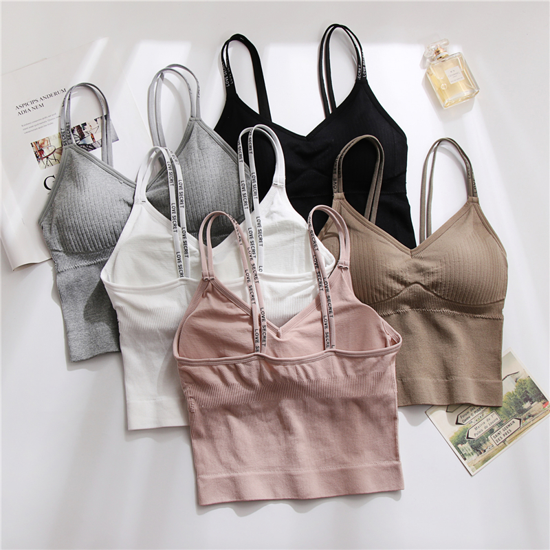 Beautiful back leaf sling net red hot style small vest tube top underwear women's bottoming no steel ring wrapped chest push-up bra