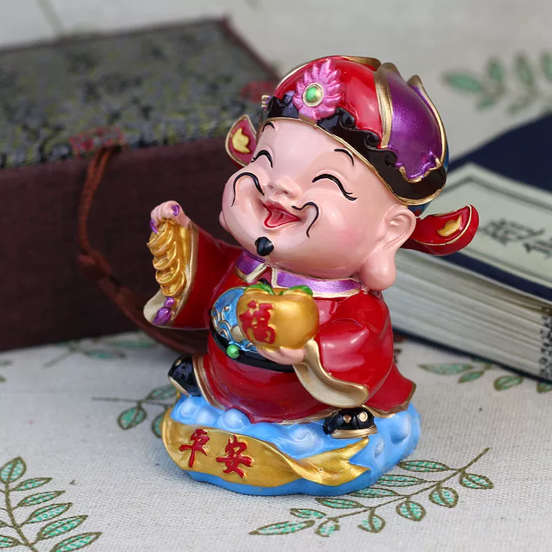 Duobao God of Wealth Trang trí ô tô May mắn Giàu có và An toàn Sáng tạo ô tô cao cấp Trang trí xe búp bê Đồ trang trí nhỏ - Vòng đeo tay Cuff