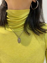 autumn Jun autum Tencel high collar base shirt Women autumn and winter long sleeve T-shirt with slim fit Joker