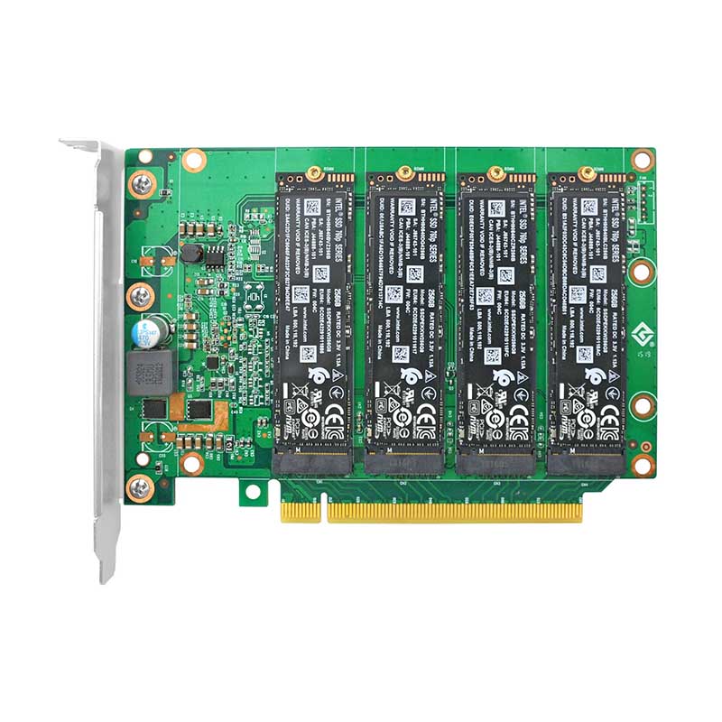 M 2 NVME to PCIE3 0X4 adapter card M-KEY NGFF high-speed SSD 22110 dual-port 4-port adapter