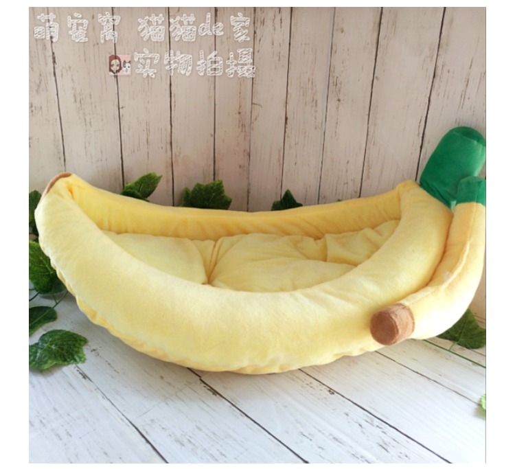 Banana pet tổ mèo giường Teddy gấu chó nhỏ nhà chó schnauzer chó kennel hàng ngày cần thiết có thể tháo rời và có thể giặt - Cat / Dog hàng ngày Neccessities bát ăn cho chó mèo	