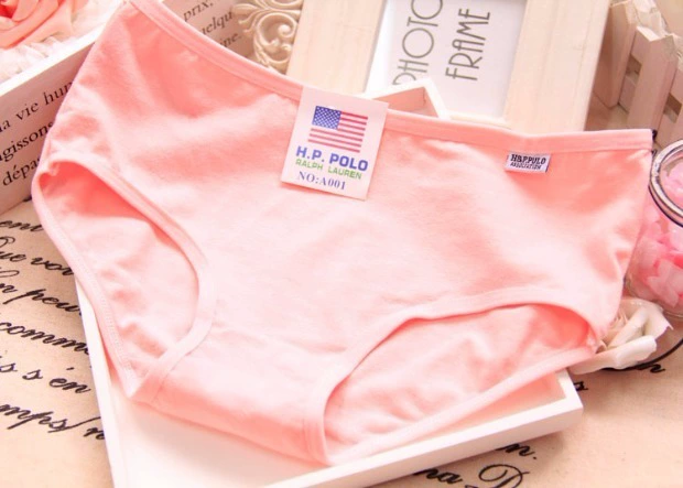 5 túi cotton thắt lưng kích thước lớn tóm tắt mùa hè vải cotton màu cô gái tuần quần nữ đồ lót