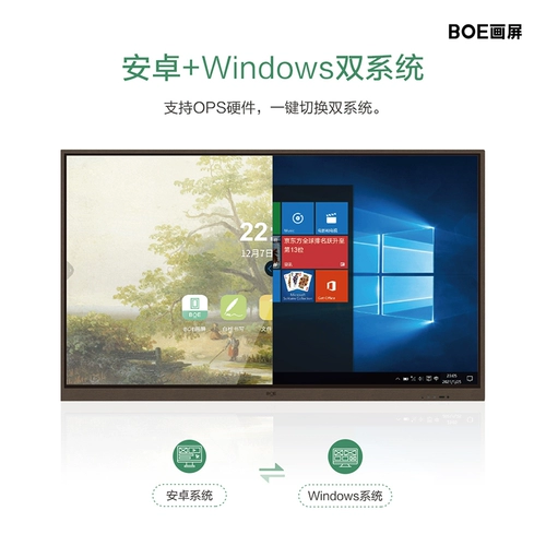 Экран живописи Boe Boe T1 с низким синим световым уходом на экране интеллектуальная интерактивная электронная учебная рамка дисплея