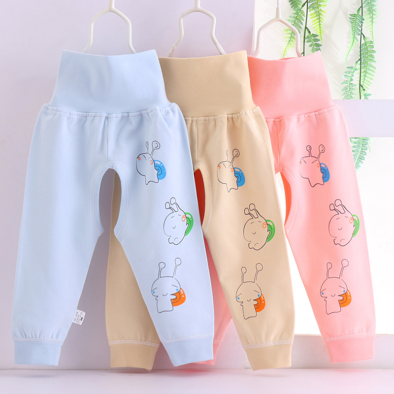 Quần lưng cao cho bé thiết kế quần cotton bé trai độc thân cô gái mùa xuân và mùa thu quần lót trẻ em bé mùa thu quần mở - Quần áo lót quần áo bé gái