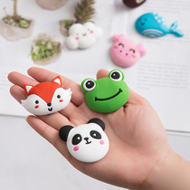 Home cartoon door handle anti-collision pad refrigerator door pvc silicone anti-collision stickers wall protection stickers learning decorations