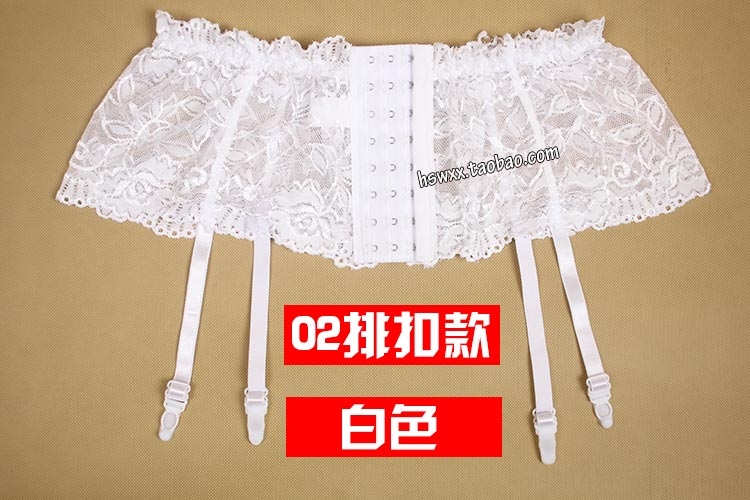 Nhật bản sexy ren trên đầu gối garter phù hợp với garter net vớ vớ đùi dài ống net socks nữ