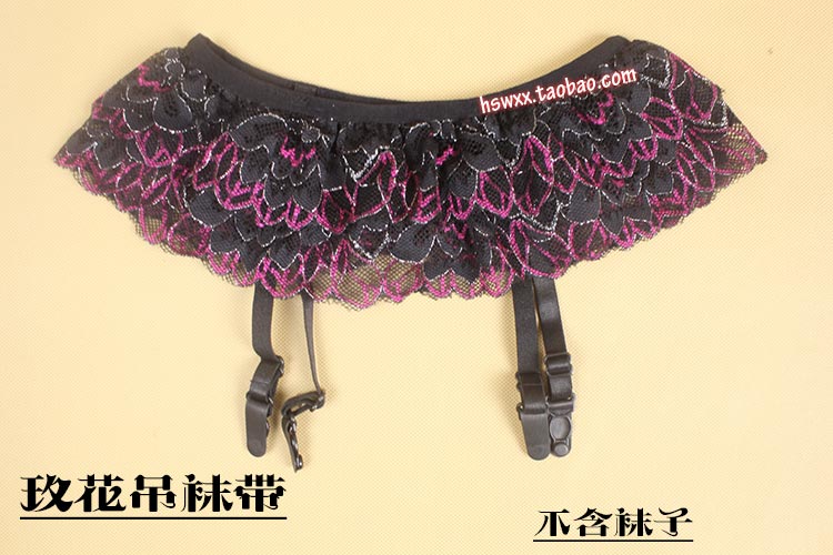 Nhật bản đầy đủ 55 nhân dân tệ vận chuyển ren trắng trên đầu gối garter vớ dây đeo bộ đùi ống dài lưới vớ phụ nữ the gioi phu kien thoi trang