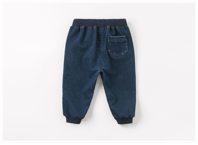Davebella david Bella xuân boy kéo dài quần jeans bé thường DBA7845 quần áo trẻ em xuất khẩu