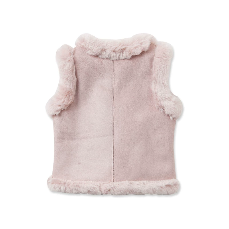 [Plus nhung] davebella david Bella cô gái mùa đông dày ấm vest vest bé DB2686