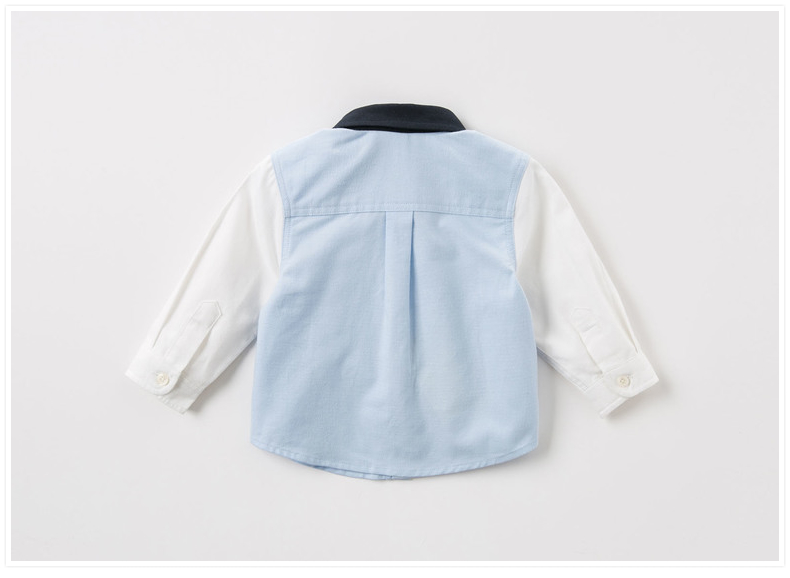 Davebella david bera xuân thu nam áo sơ mi nam bé cotton quý ông áo sơ mi DBA7786 váy đầm trẻ em 13 tuổi