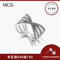 MGS Man Gu Silver Thai Silver Marksay ring female S925 silver ring gift girl hipster joint ring