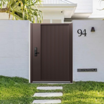 Courtyard gate villa aluminum art outdoor aluminum alloy yard small courtyard garden door entrance small door electric fence outdoor