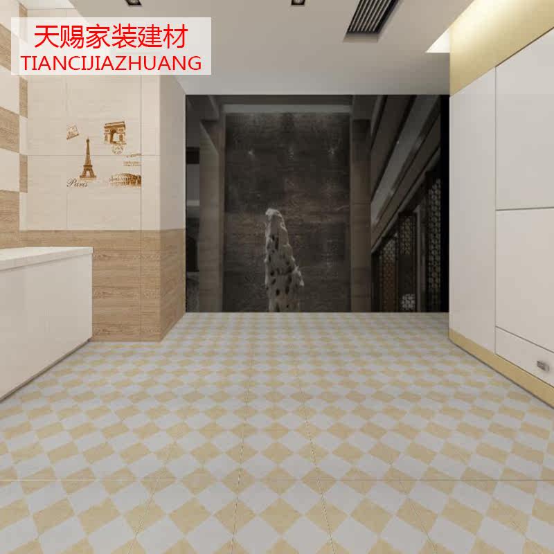 Kitchen and bathroom supporting tiles 300X300 bathroom shower room kitchen and bathroom non-slip tiles special small floor tiles