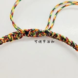 Аксессуар ручной работы, плетеный натуральный агатовый браслет, цвета киновари