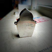 Tibetan Buddhist supplies traditional ethnic style pagoda shape black box pendant sterling silver glossy retro silver ornaments