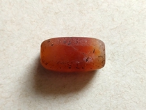 Tibetan National Wind skin color raw stone antique Miscellaneous old red Agate bar ancient beads scattered spot jewelry