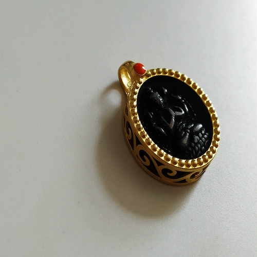 Лима медная медная медная тибетская народная народная народная народная народная штука Гуаньин Бодхисаттва Будда Подвеска подвеска