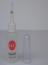 With brush Rosin bottle welding agent bottle brush rubber bottle alcohol bottle glue bottle bottle with brush Rosin bottle