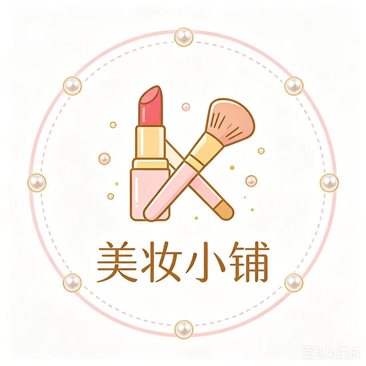 小杨臻选美妆店的LOGO