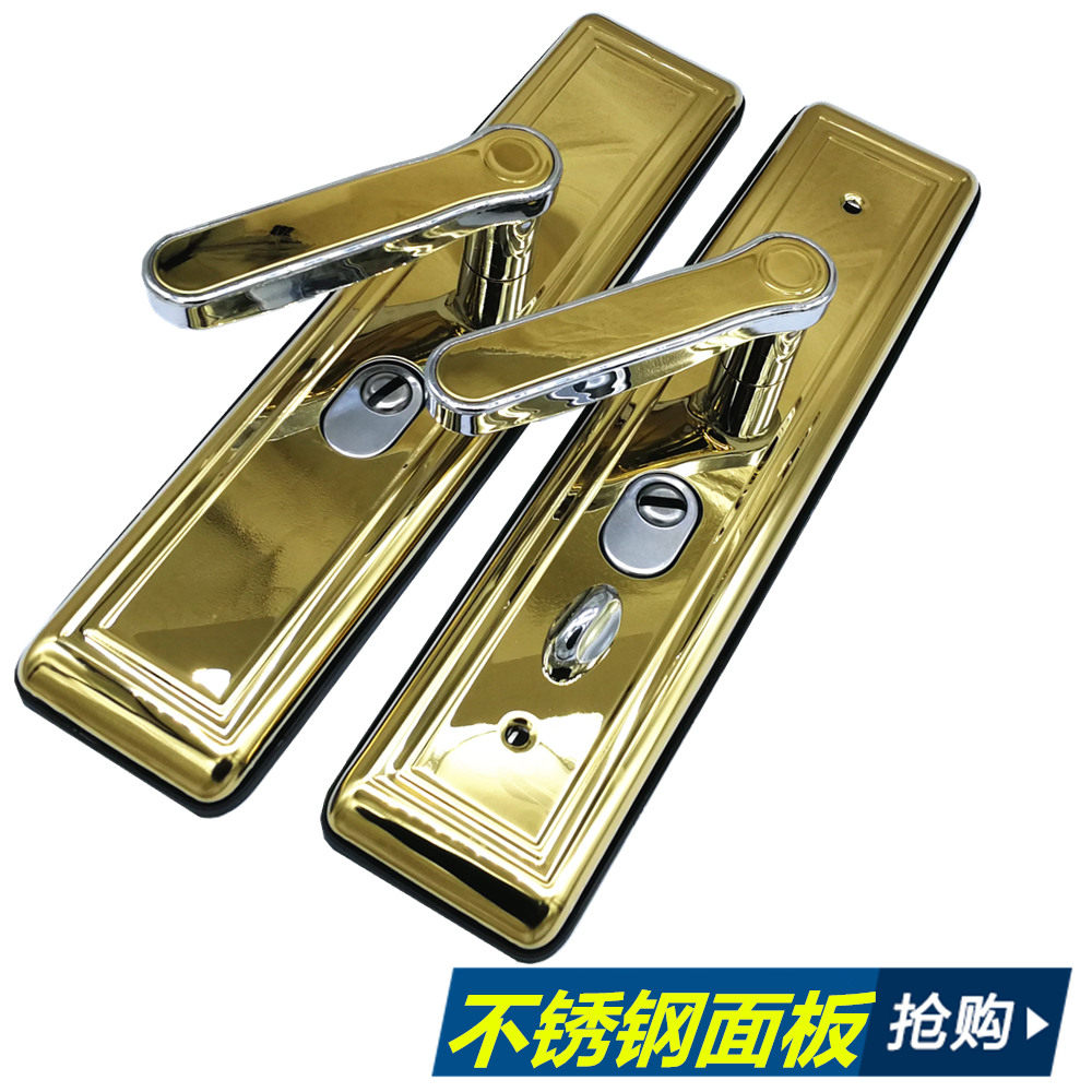 Manufacturer direct stainless steel thickening and heavy-duty multi-function adjustable handle hand in hand titanium gold