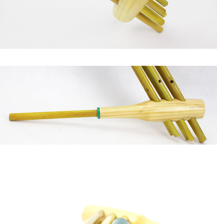 Miao Lusheng 6 ống 6 âm thanh nhỏ sậy nhạc cụ dân tộc Miao nhạc cụ dạy đàn sậy nhỏ Miao quốc tịch nhạc cụ đàn nguyệt cầm