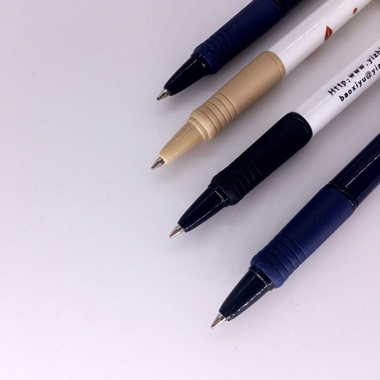 A pen ballpoint pen YB-203 blue and red teacher office special press oil pen