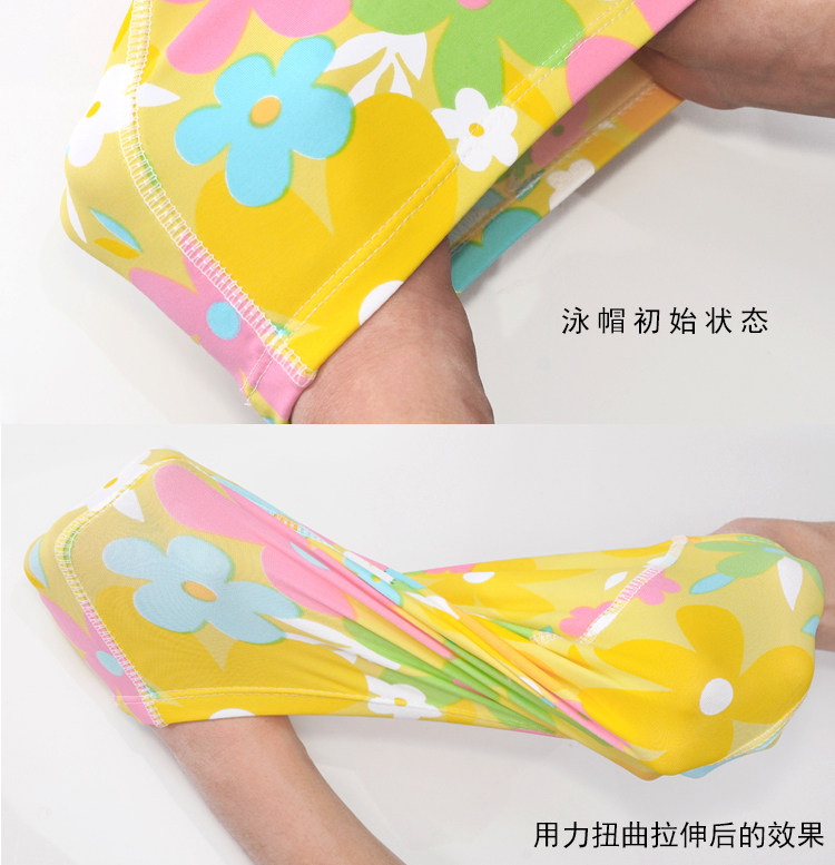 Mũ bơi nữ nam nylon vải spandex không đầu tùy chỉnh mũ bơi in logo bong bóng mùa xuân nóng mũ bơi mua mũ bơi