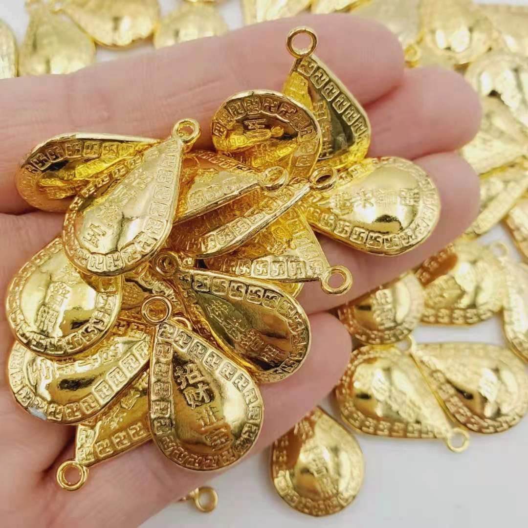 Accessories for the mounting alloy titanium steel for the harvesting of the pieces of the heart bile gold and silver ornaments decorative pendant jade