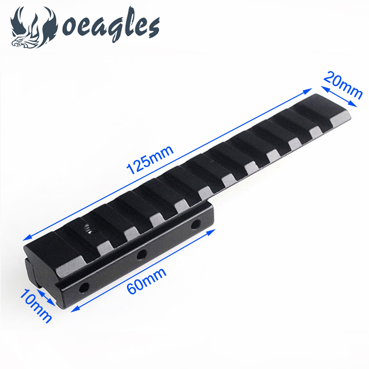 11 mm 20 mm 20 mm 125 long aluminum alloy rail conversion heightening bracket flashlight leather rail clip-Taobao