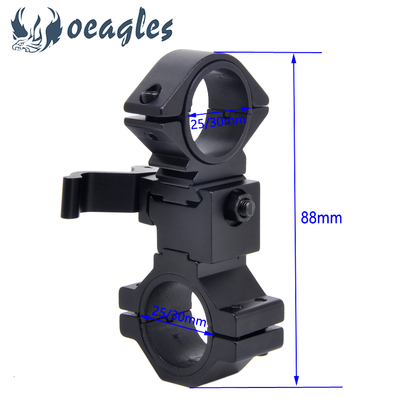 30mm quick release KC05 bicycle headlight bracket aluminum alloy clip flashlight increased fixed clip 25 30