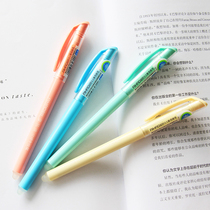 Moyi wipe gel pen hipster candy color Primary School students erasable neutral water pen magic wipe 0 5mm with rubber