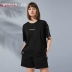 Playboy Men Homlass Summer Cotton Loose Casual Pyjama Summer Summer Cotton Cotton ngắn tay Set - Bên ngoài ăn mặc kiểu đồ bộ vải thun bông Bên ngoài ăn mặc