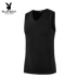 Playboy áo ấm đáy quần vest nam cộng với nhung dày Slim mùa đông đồ lót ấm áp áo cổ chữ V đơn áo lót mặc vest nam Áo ấm