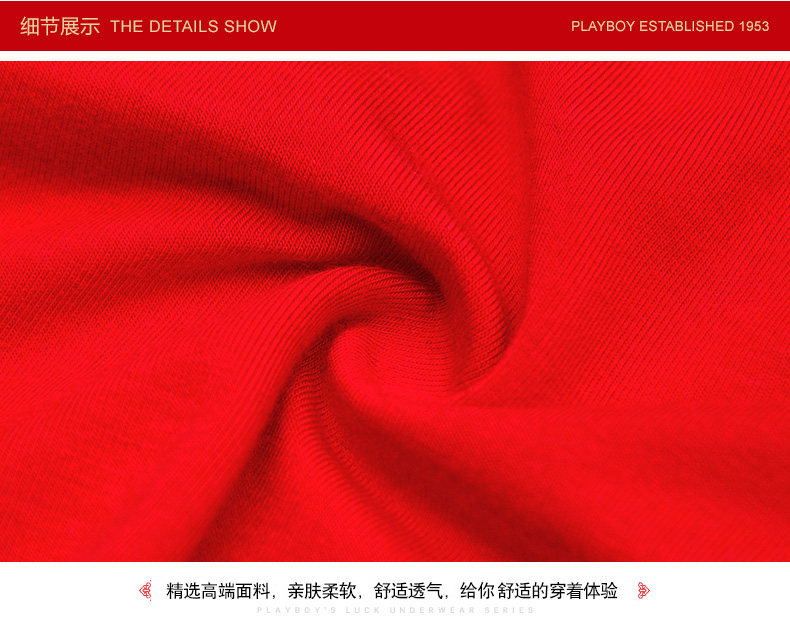 Slip jeunesse PLAYBOY Y39KK50-H4 en coton - Ref 668576 Image 19