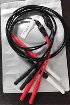Four-wire resistance meter test lead milliohm meter four-wire test lead 16502