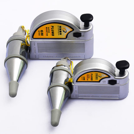 Magnetic line hammer magnetic line pendant vertical hammer decoration pendant pendant hammer automatic take-up measurement tool