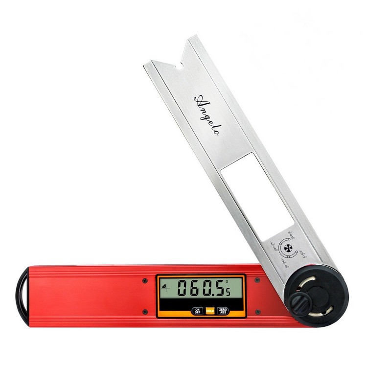 High precision electronic digital display angle ruler woodwork angle ruler aluminum alloy stainless steel angle ruler measuring instrument