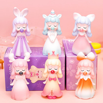 Blow Bubble Girl Girls Version Blind Box Hand Office 2020 New Internet Red Teenage Girl Desktop Pendulum Doll Doll Briefcase