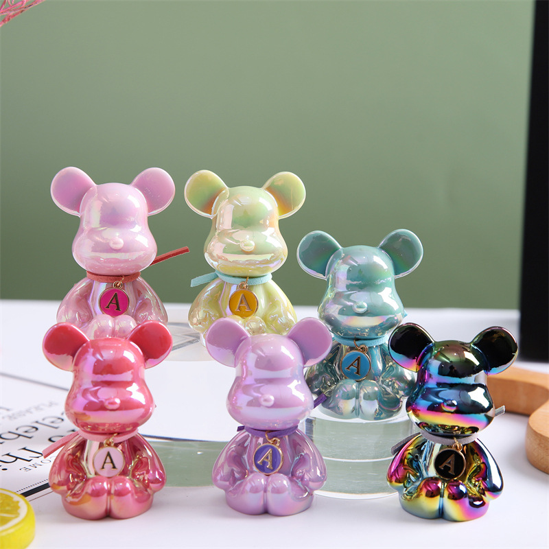 Creative Mood Cuddling Cuddling Cute Cute Cute Cute Cute Cute Cuddling Box Tide Play Model Doll Pearlescent Gradual Alphabet Small Bear Cuddling Blind Box
