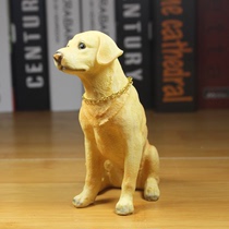 Dog model simulation dog ornaments Famous dog decoration Dog home accessories decoration Living room lucky study Resin crafts
