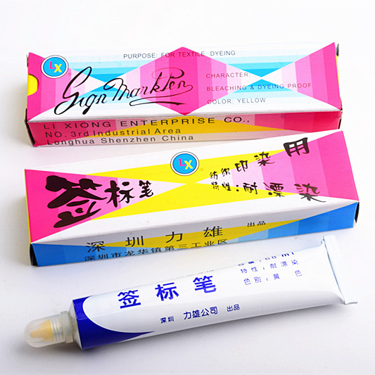 Lixiong Dafa textile printing and dyeing with label pen butterbutter pen label pen 68ml mark pen paint